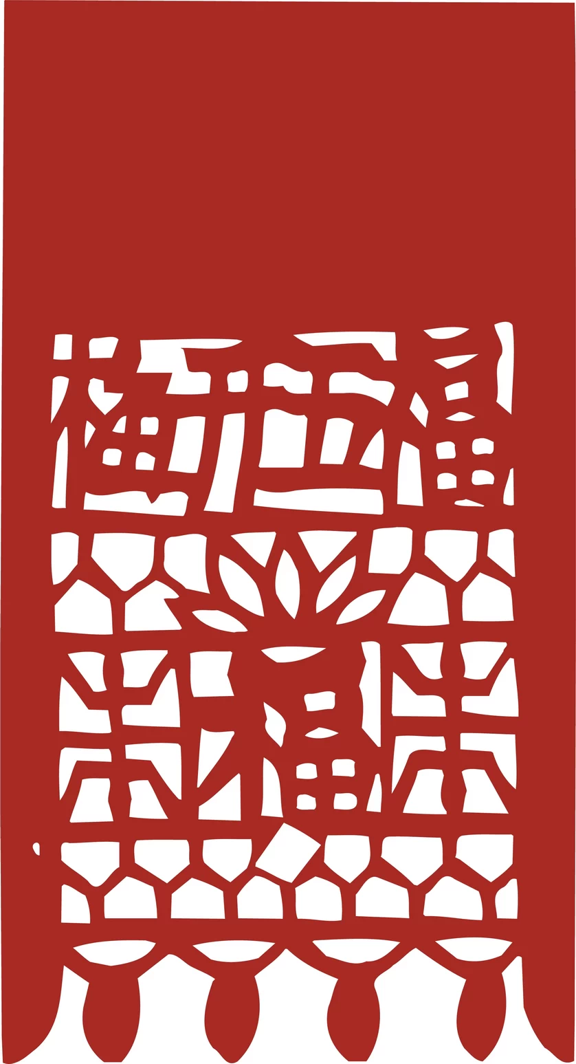 中国风中式传统喜庆民俗人物动物窗花剪纸插画边框AI矢量PNG素材【1935】